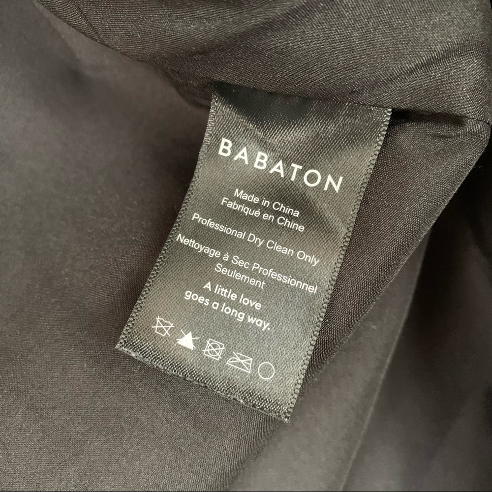 SOLD Babaton Aidan Wool Blazer Jacket in Black sz 6 - Picture 13 of 15